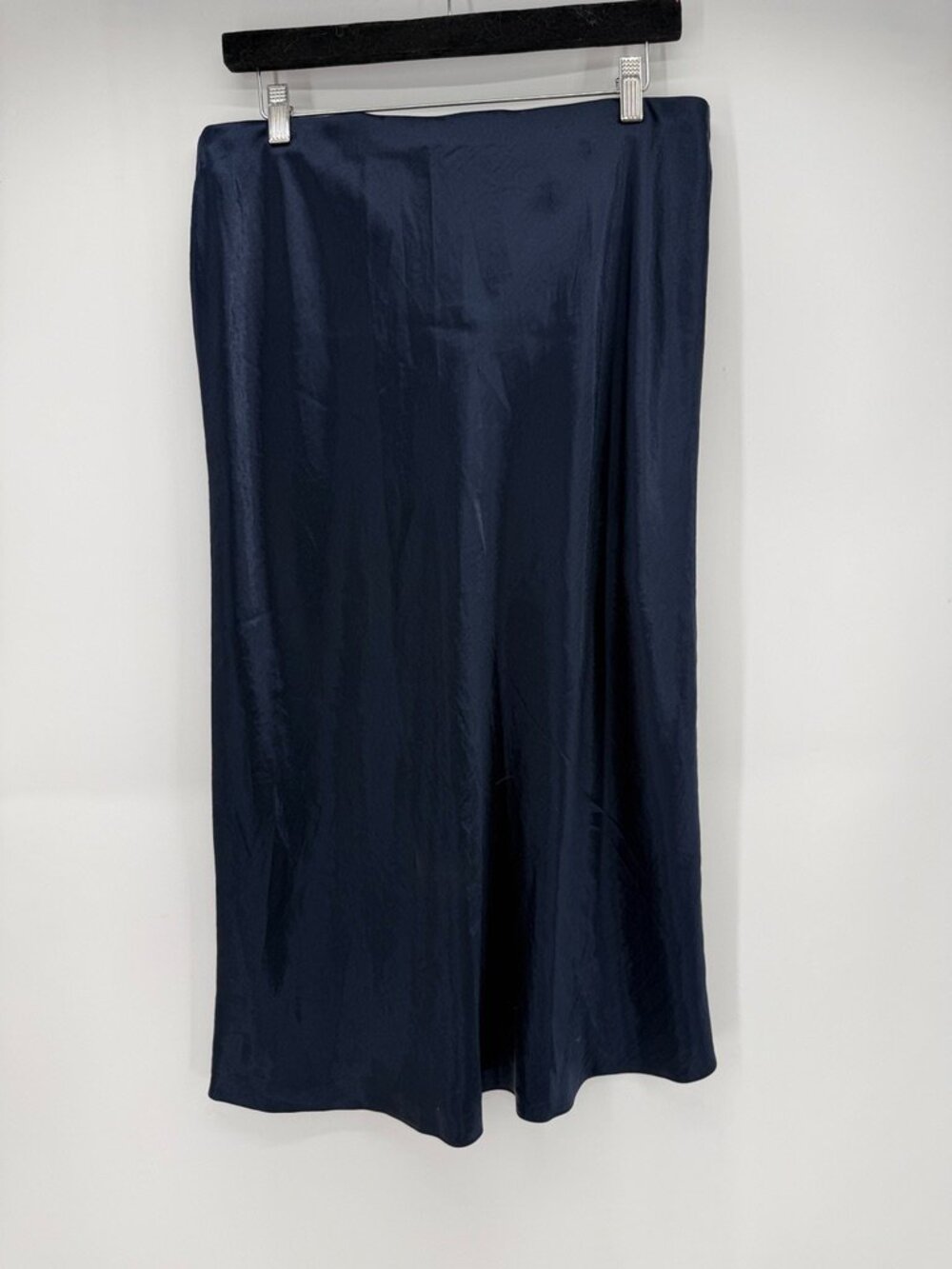 Vince Midi Slip Skirt Coastal Blue L - Picture 7 of 9